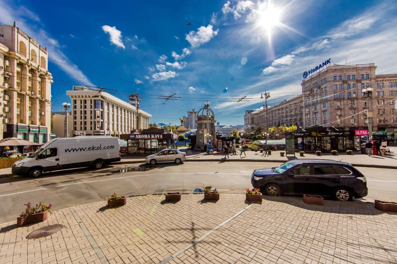 Two-Room Apartments On Maidan Nezavisimosti Kiev Exterior foto